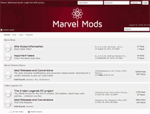 Tablet Screenshot of marvelmods.com